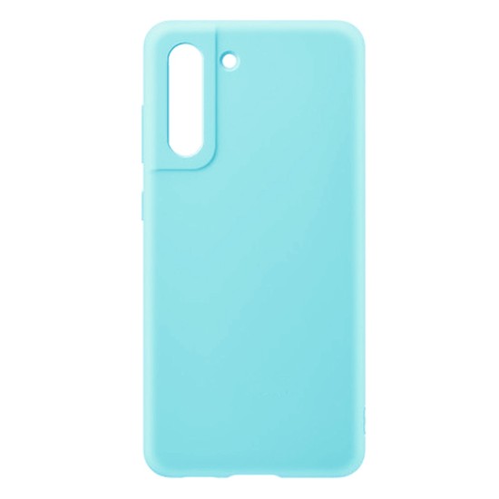 Capa de Silicone Macio para Samsung Galaxy S21 Verde Mar